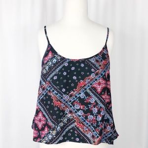 Copper Key Bandana Crop Top Tank Size L